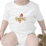 BeerRedhead Rompers