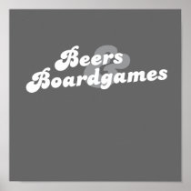 beers and boardgames print