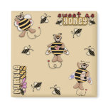 Bees and Bumble Bears OH MY! Fridge Magnet