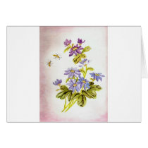 Bees and Flowers cards