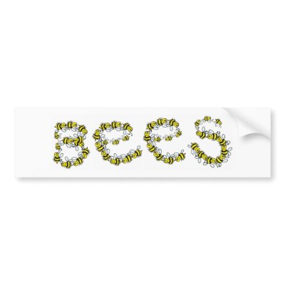 Bees Bumper Stickers by prawny