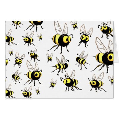 Bees Card by stevesack
