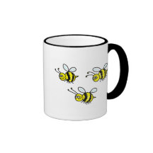 bees coffee mug