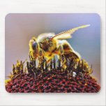 Bees Collecting Pollen Mouse Pads