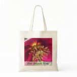 Bee's Eye View Of A Spring Hellebore Blossom Canvas Bags