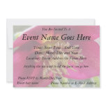 Bee's Eye View Of A Spring Hellebore Blossom Custom Invitations