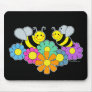 Bees & Flowers Mousepad