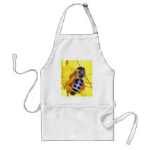 Bees Flowers Pollen Apron