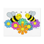 Bees & Flowers postcards