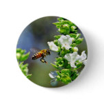 Bees Fying Flight Wings buttons