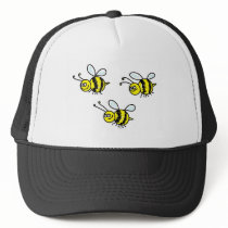bees mesh hat