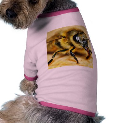 Bees Insects Doggie T-shirt by lifesphere