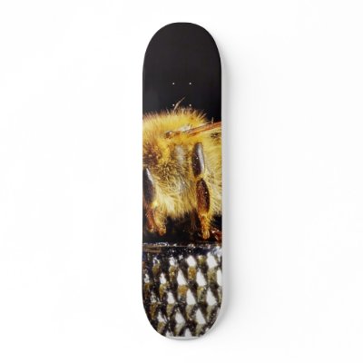 Bees Insects Marco Custom Skateboard by lifesphere