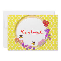 Bees Knees Party Invitation