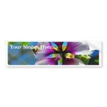 Bees Purple Flowers Bumper Stickers