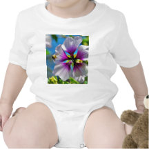 Bees Purple Flowers Romper