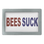 Bees Suck Rectangular Belt Buckles