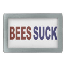 Bees Suck Rectangular Belt Buckles