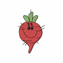 Beet Embroidered Polo Shirt