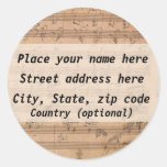 Beethoven Address Label Stickers