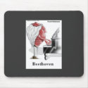 Beethoven Cartoon On Quality Funny Mouse Pad mousepads