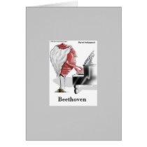 Beethoven Cartoon On Quality Note Cards