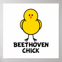 Beethoven Chick Posters