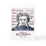 Beethoven greetings card