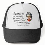 Beethoven on Music hats