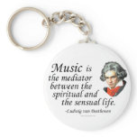 Beethoven on Music keychains