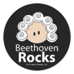 Beethoven Rocks Beethoven Sticker 20 Pack