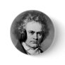 Beethoven Rocks Pinback Buttons