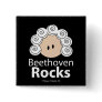 Beethoven Rocks Button