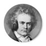 Beethoven Rocks Refrigerator Magnet