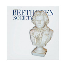 Beethoven Society Wrapped Canvas Canvas Print