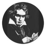 BEETHOVEN ROUND STICKERS