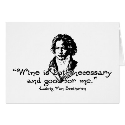 Beethoven - Wine Cards by kbilltv