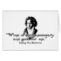 Beethoven - Wine cards