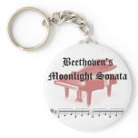 beethovens moonlight sonata  gifts key chain