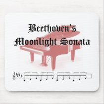 beethovens moonlight sonata  gifts mouse pad