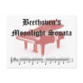 beethovens moonlight sonata  gifts postcard