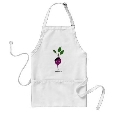 Beetnik (Beatnik) Apron by lattemily