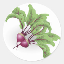 Beetroot illustration sticker