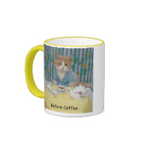 Before & After My Coffee Coffee Mugs