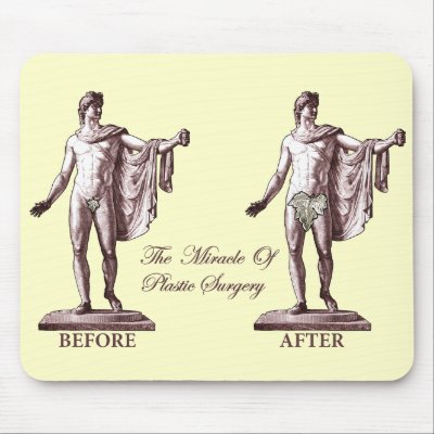 Before and After Mouse Mat by artmarx