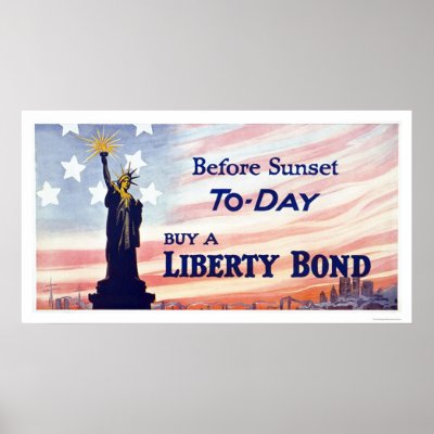 Before Sunset Buy a Liberty Bond Poster by lc_wpa