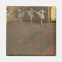 Before the Ballet (detail) by Edgar Degas Refrigerator Magnets