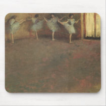 Before the Ballet (detail) by Edgar Degas Mousepad