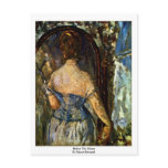 Before The Mirror By Manet Edouard Postcard