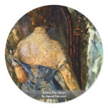 Before The Mirror By Manet Edouard Sticker